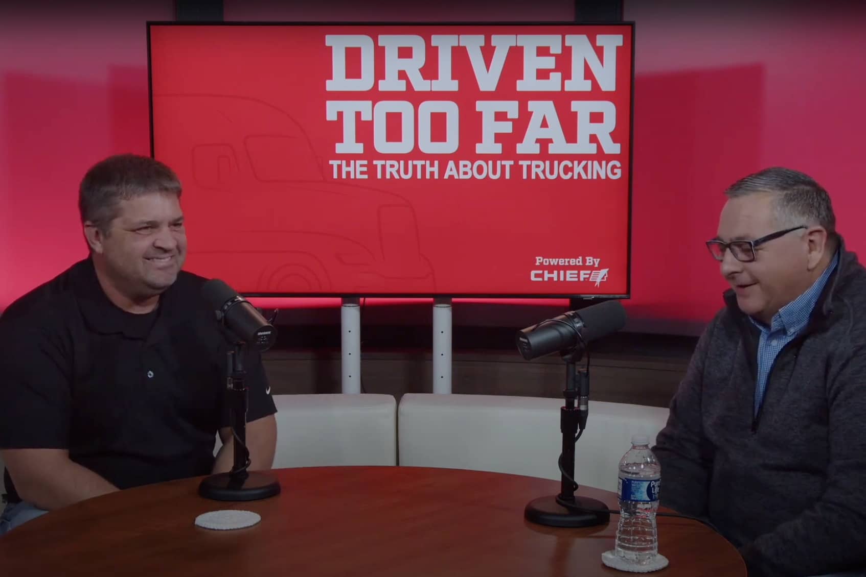 Andrew Winkler sits down with Brent Falgione, the President of Greater Omaha Express, to discuss the importance of accident procedures for truckers on an episode of the Driven Too Far podcast.