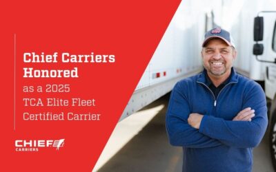 Chief Carriers Honored as a 2025 TCA Elite Fleet Certified Carrier