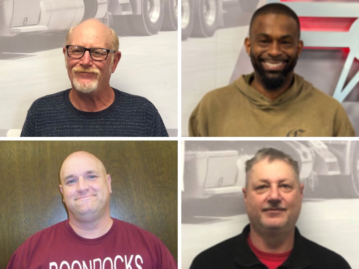 Chief Carriers veterans: Dallas Wheelock, David Holland, David Williams, and Dickie Stadler.