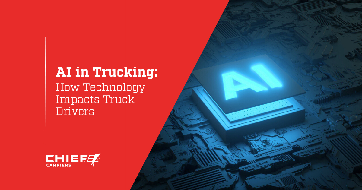Representation of computer chip circuitry for Artificial Intelligence. Thumbnail for AI in Trucking: How Technology Impacts Truck Drivers.