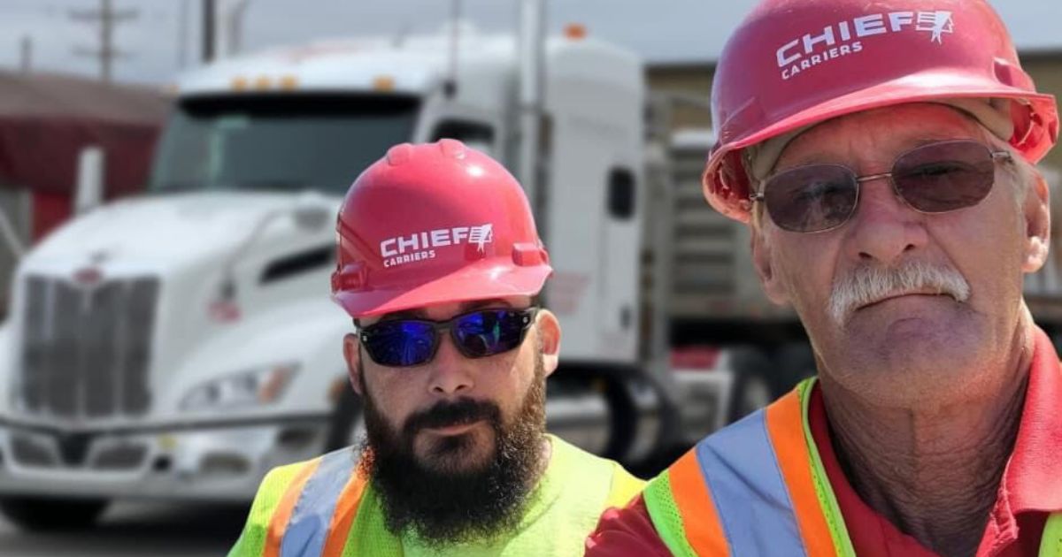 Two Chief Carriers employees.