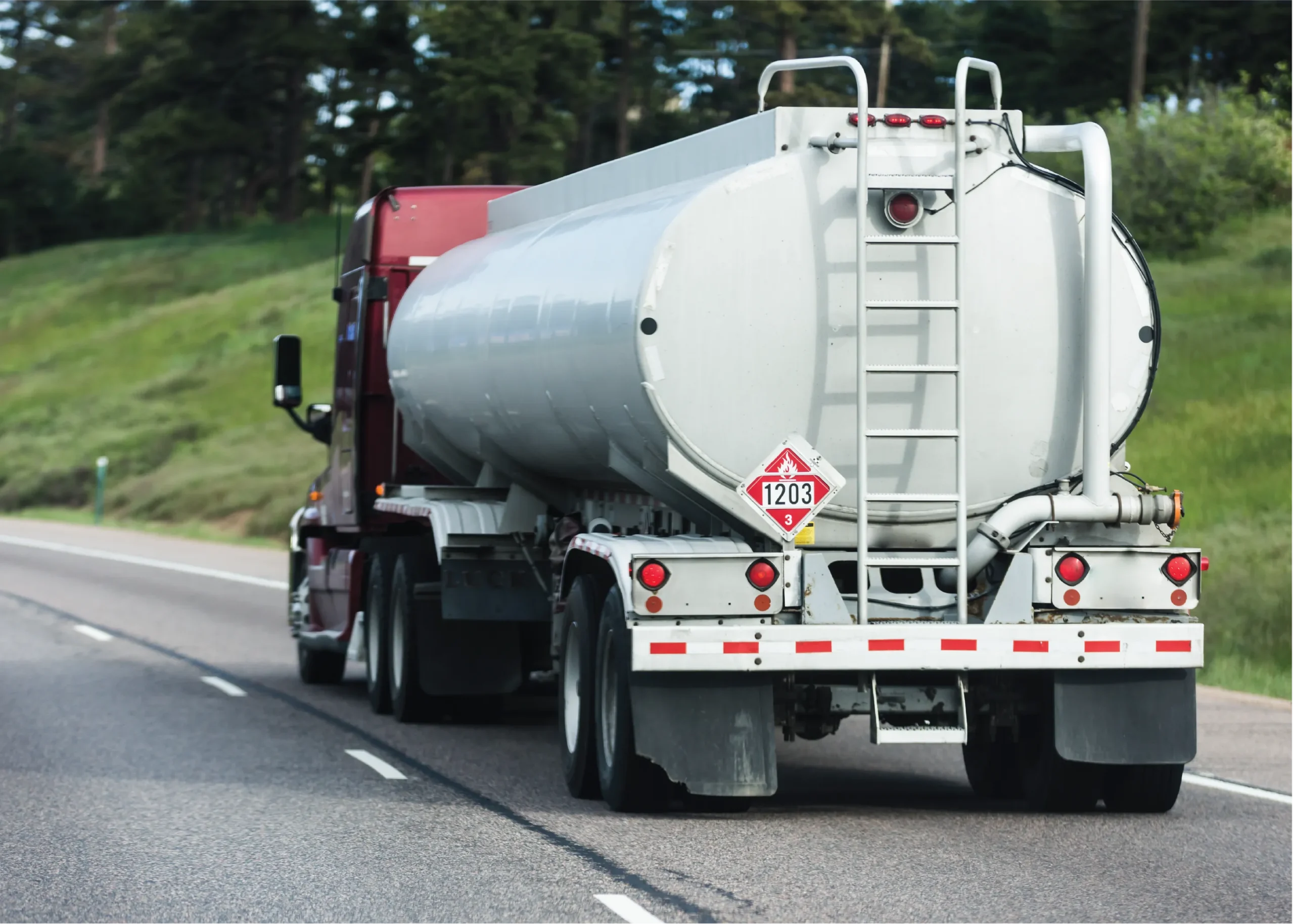 Tanker trailer truck