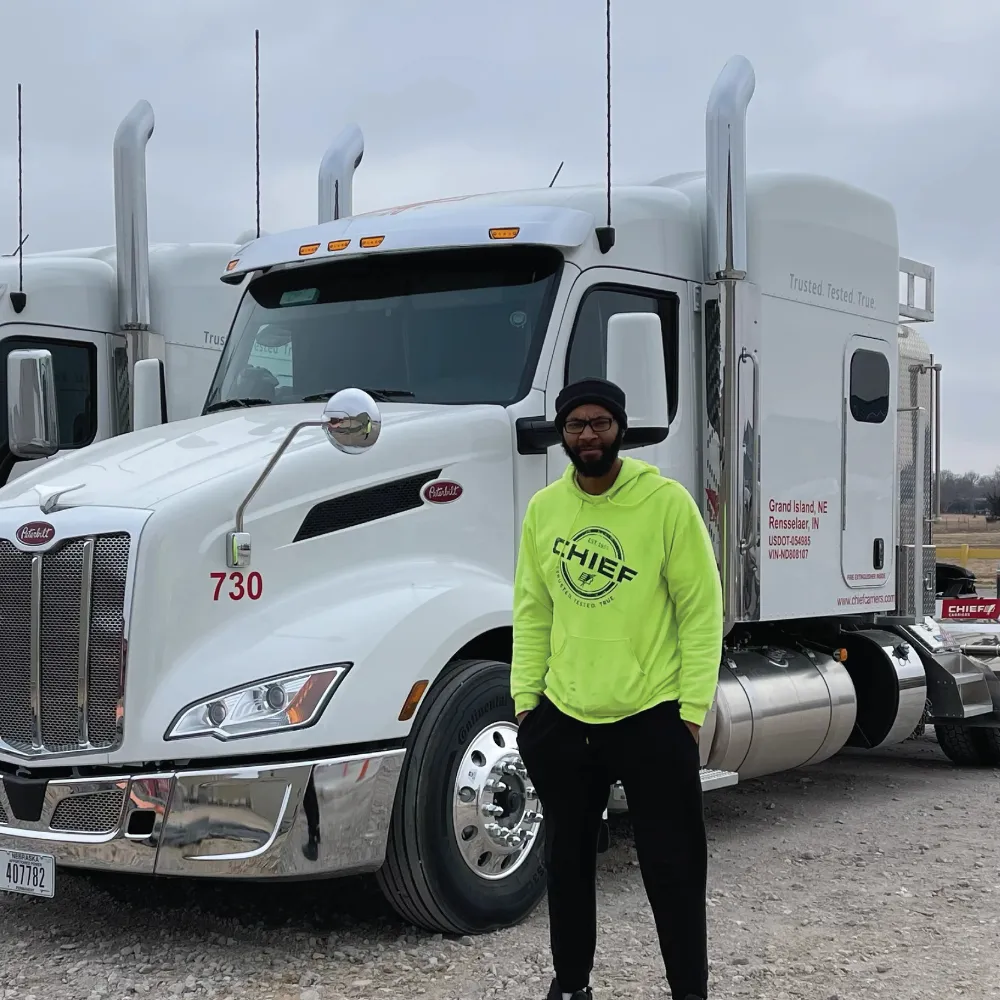 driver and truck driver and truck